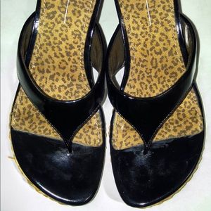 Cute Wedge Sandals, Size 7M